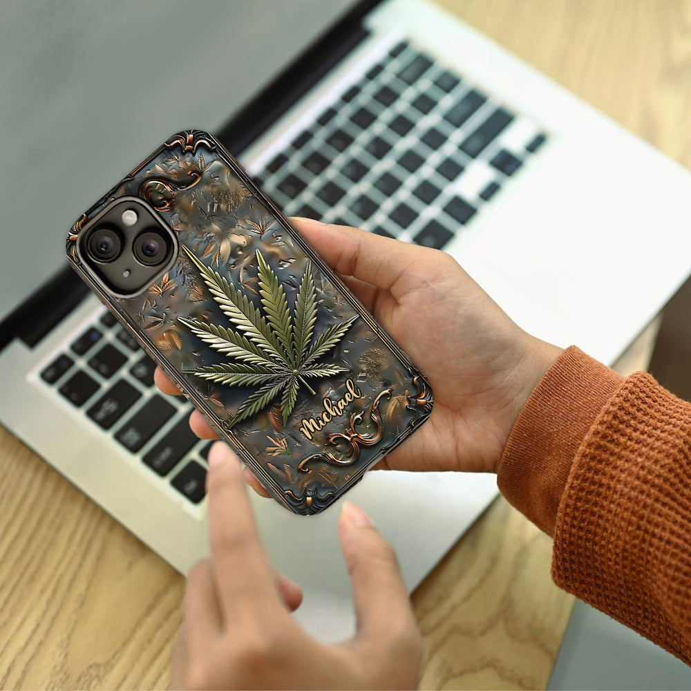 High Life – Personalisierte Handyhülle mit Weed-Motiv