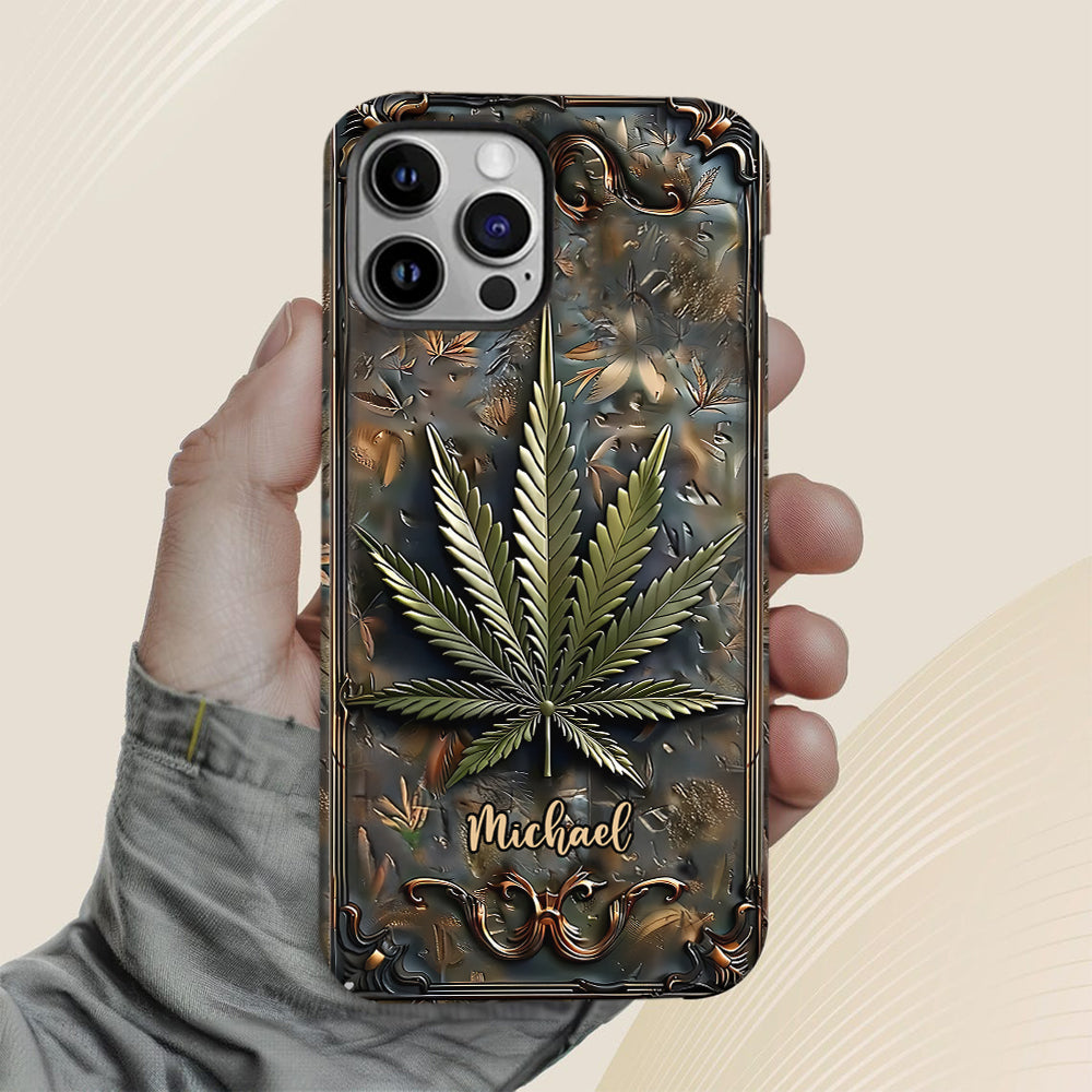 High Life – Personalisierte Handyhülle mit Weed-Motiv