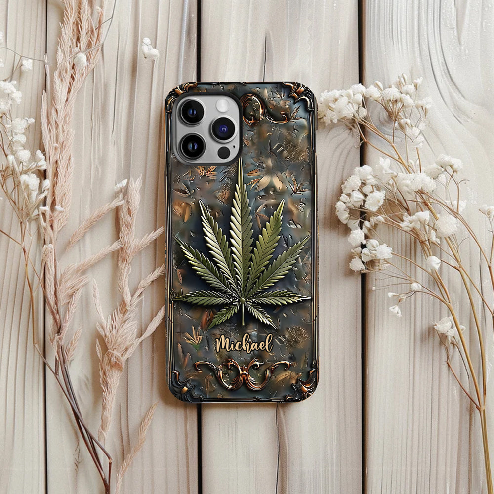 High Life – Personalisierte Handyhülle mit Weed-Motiv