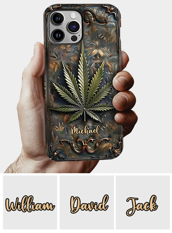 High Life – Personalisierte Handyhülle mit Weed-Motiv
