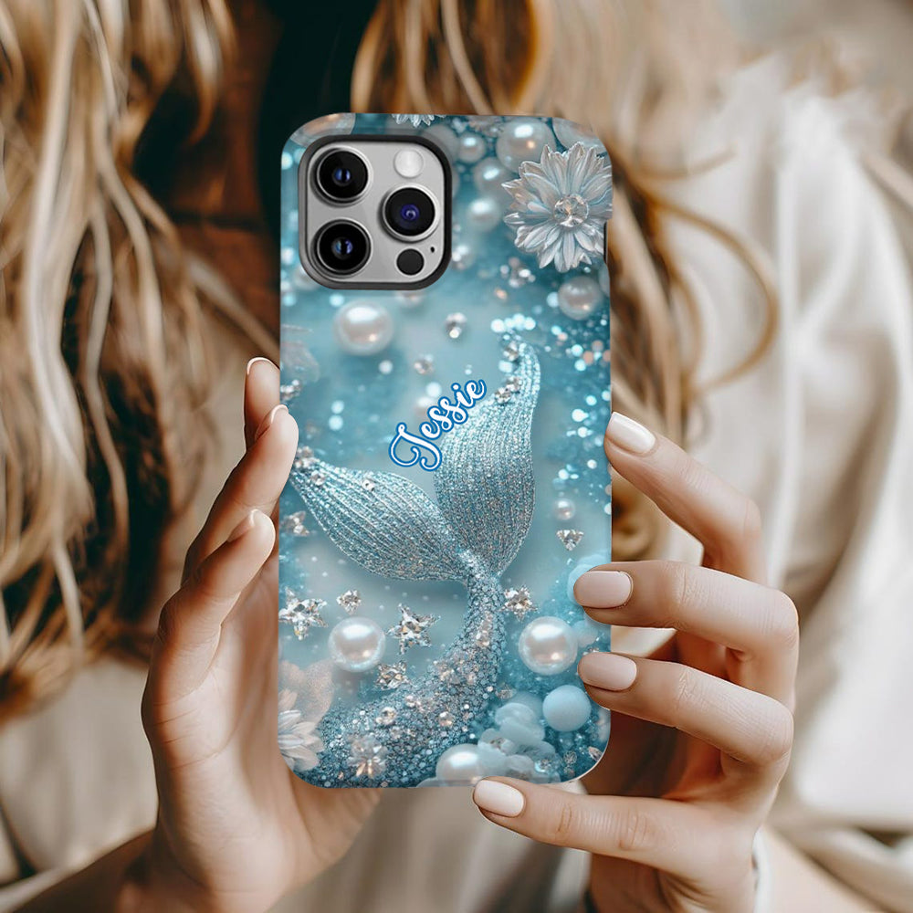 Petite plage salée - Coque de téléphone personnalisée pour amoureux de la mer avec impression intégrale