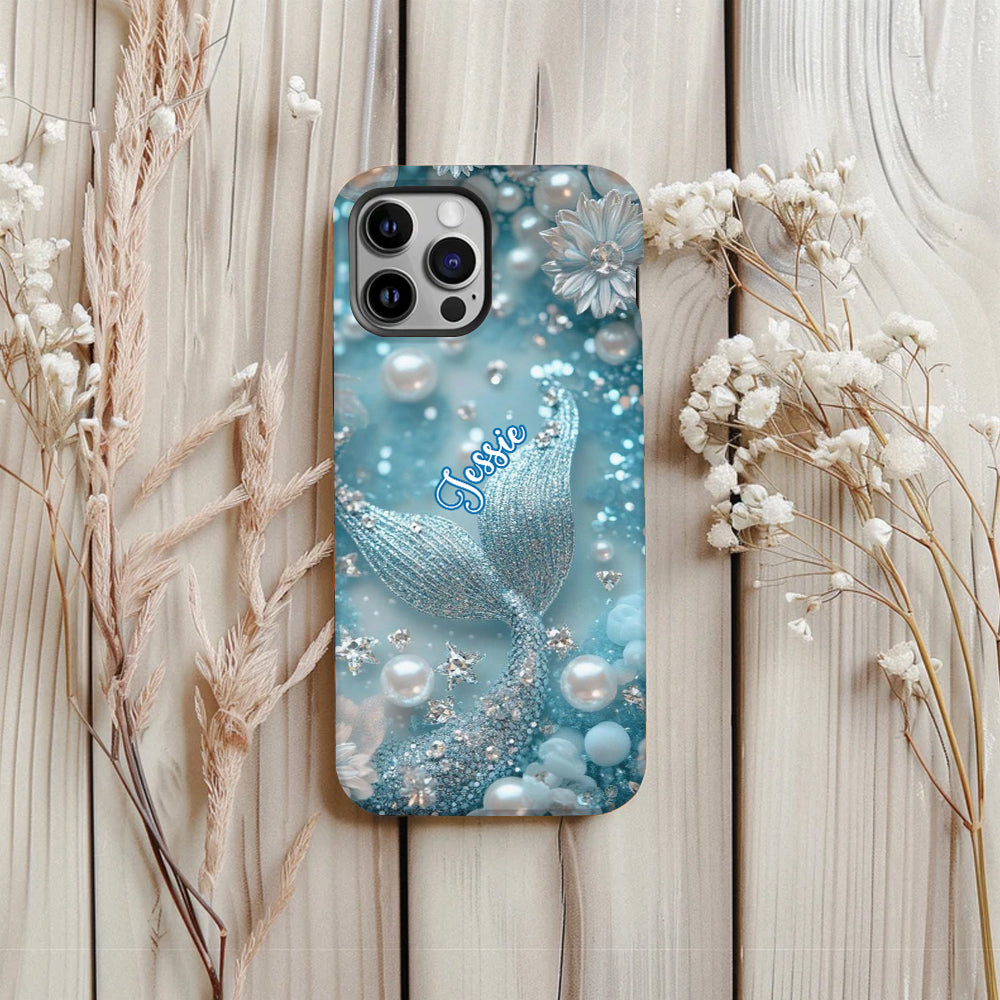 Petite plage salée - Coque de téléphone personnalisée pour amoureux de la mer avec impression intégrale