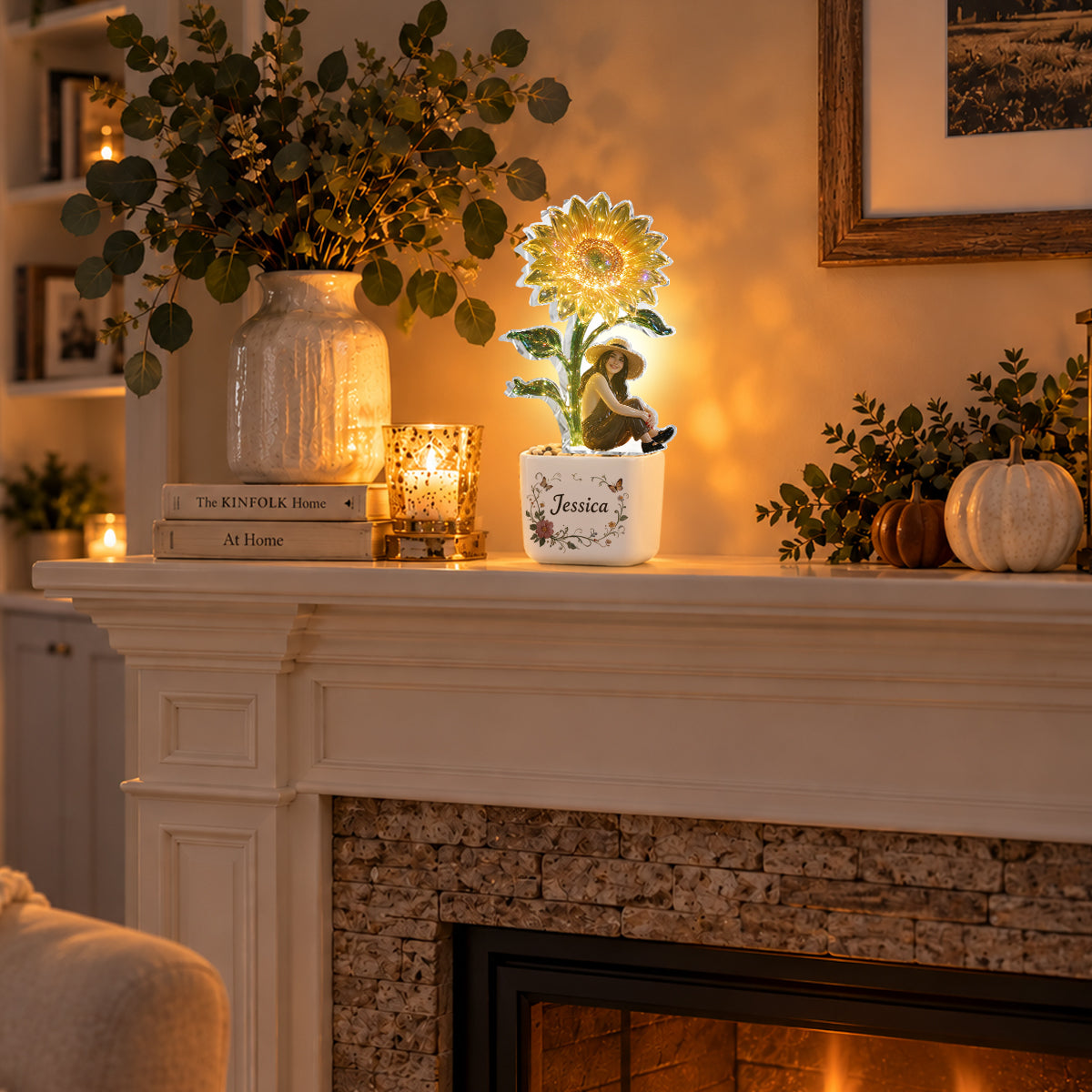 Love Myself - Personalized Self Love LED Light Ceramic Pot