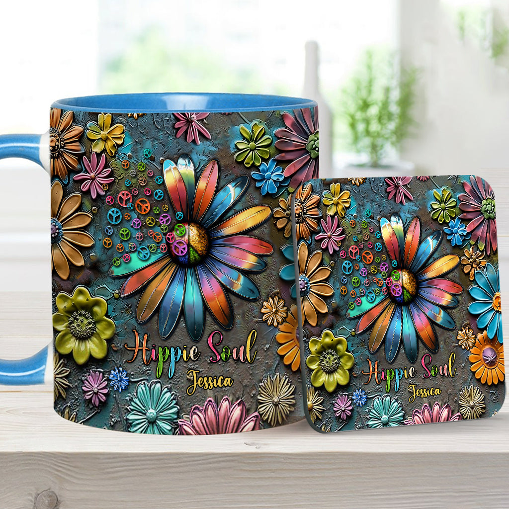 Hippie Soul – Personalisierte Tasse mit Hippie-Akzent