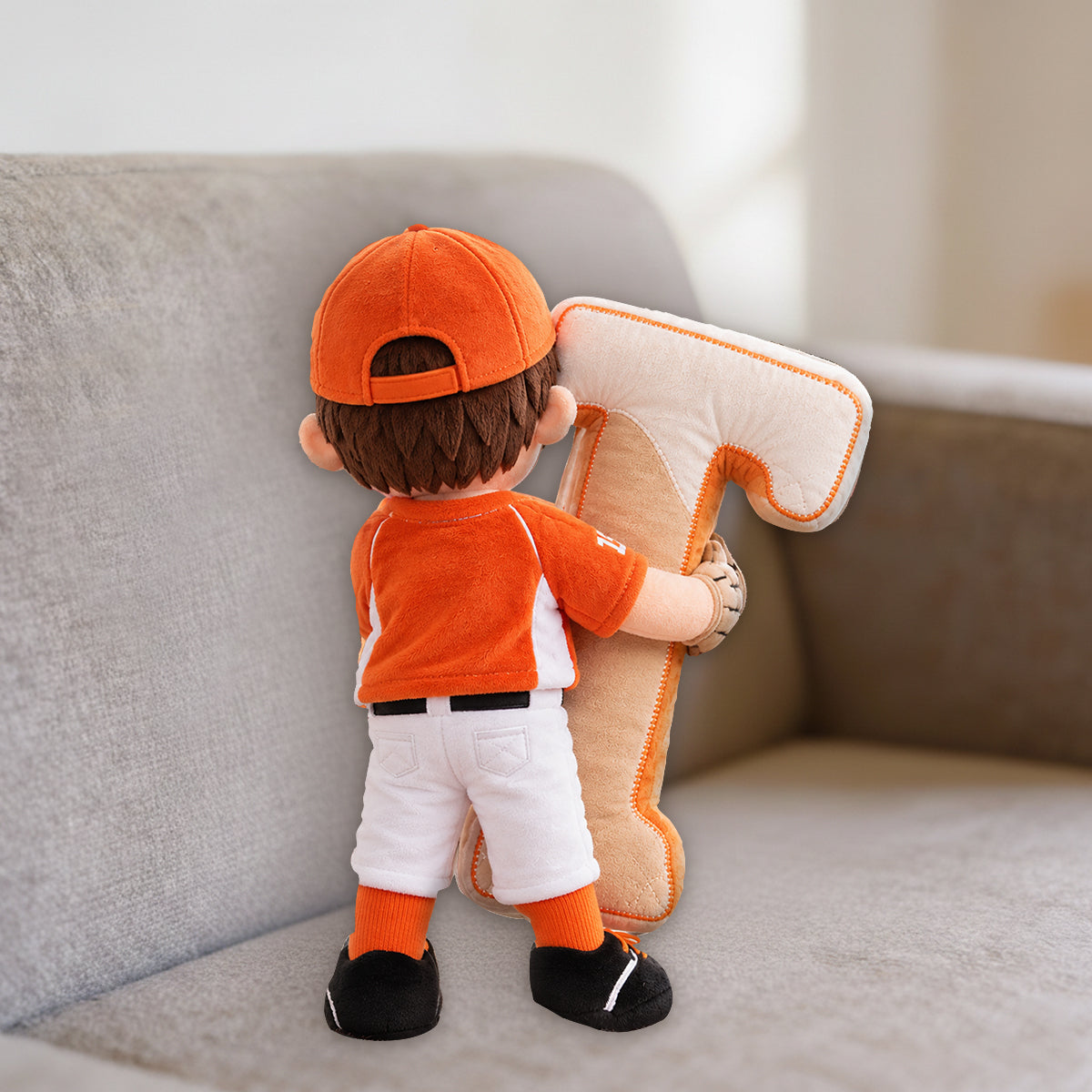 Personalisierte Baseball Premium Kunstfellkissen für jeden Sport