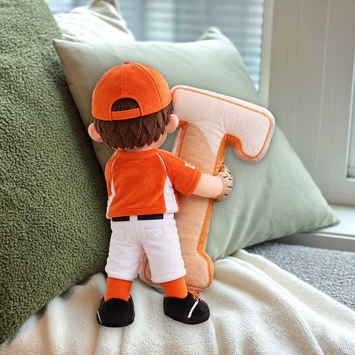 Personalisierte Baseball Premium Kunstfellkissen für jeden Sport