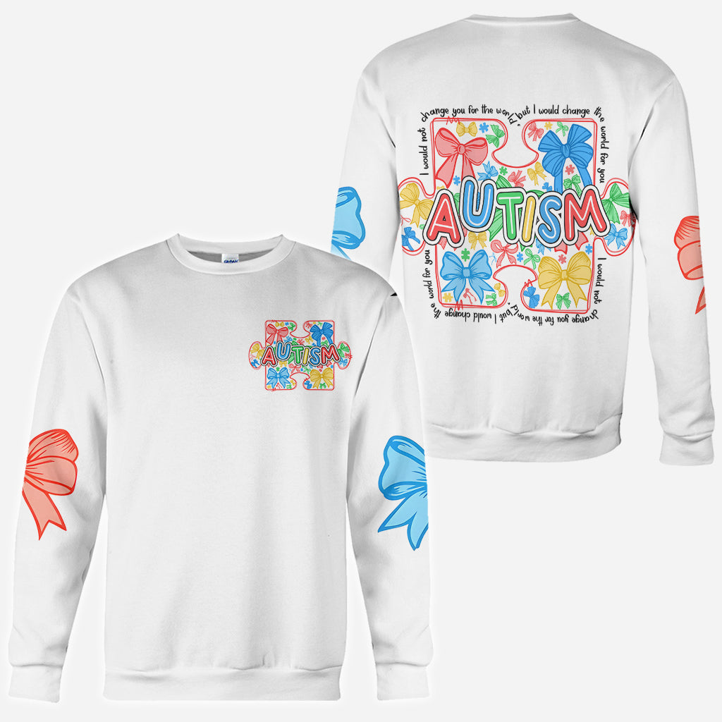 Ich würde die Welt für dich verändern – T-Shirt zur Sensibilisierung für Autismus
