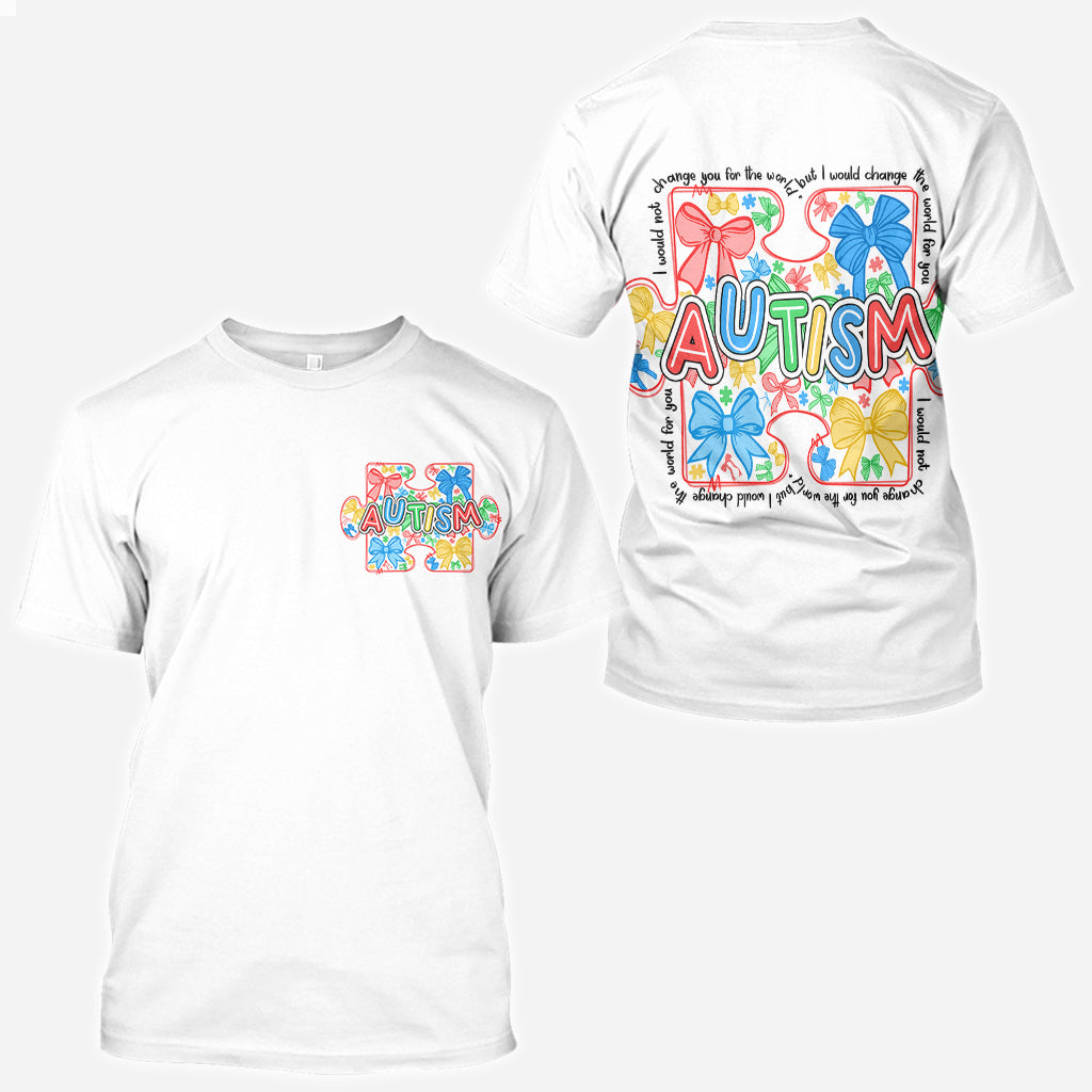 Ich würde die Welt für dich verändern – T-Shirt zur Sensibilisierung für Autismus
