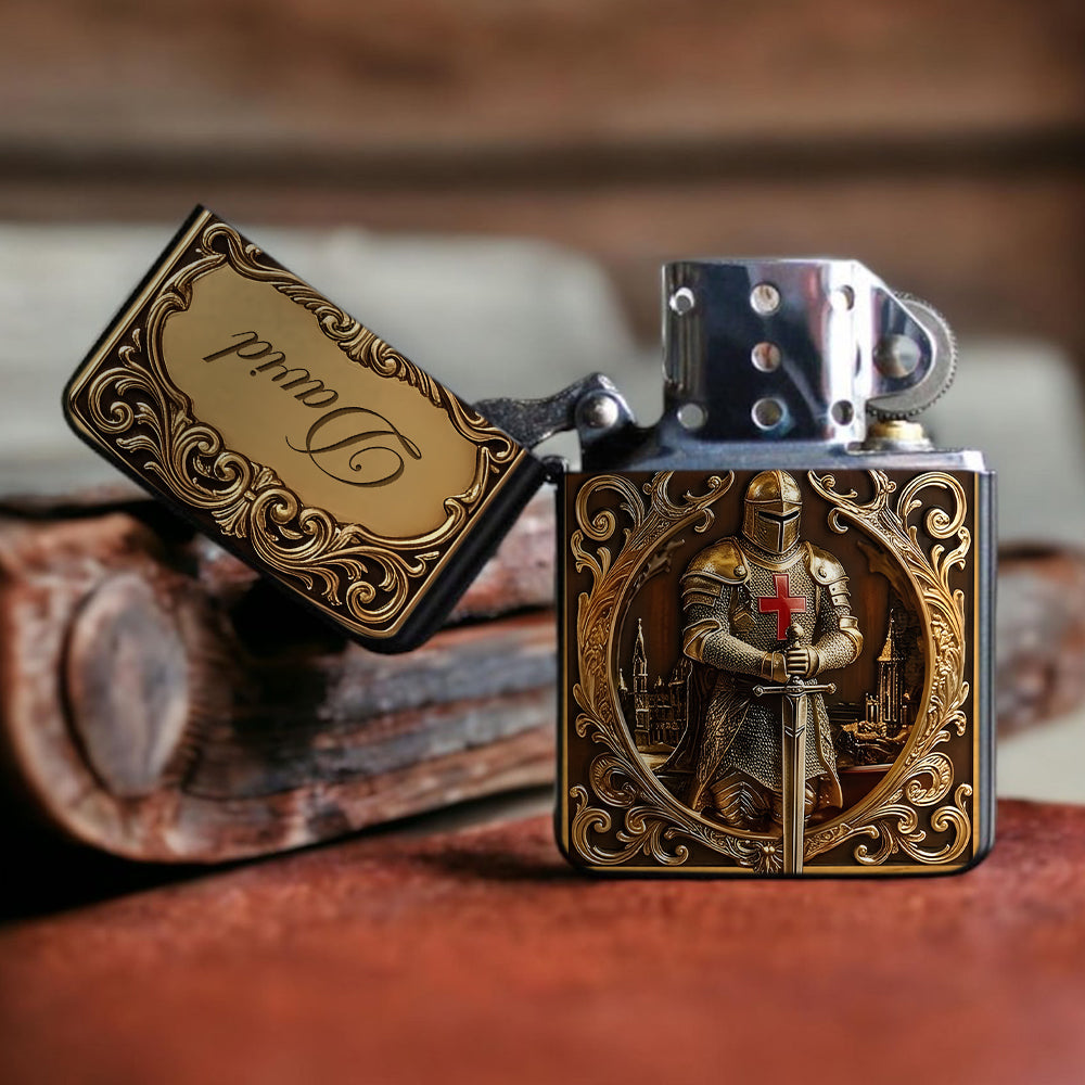 Ritter Gottes - Personalisierter Christlicher Feuerzeug