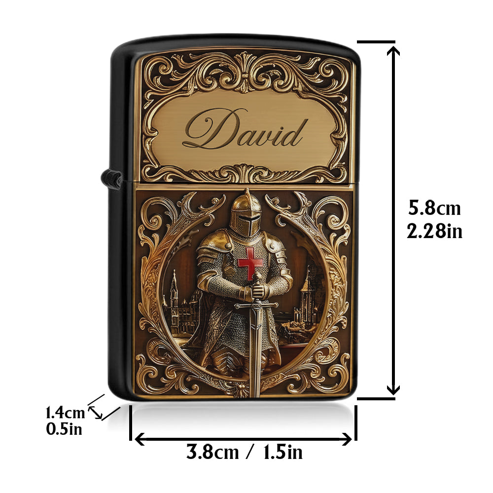 Ritter Gottes - Personalisierter Christlicher Feuerzeug