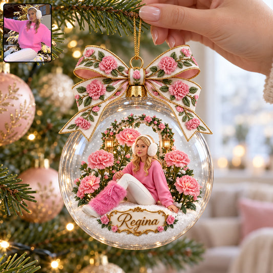 Geburtstagsblumen Frohe Weihnachten Geschenk - Personalisierte Selbstliebe Ornament