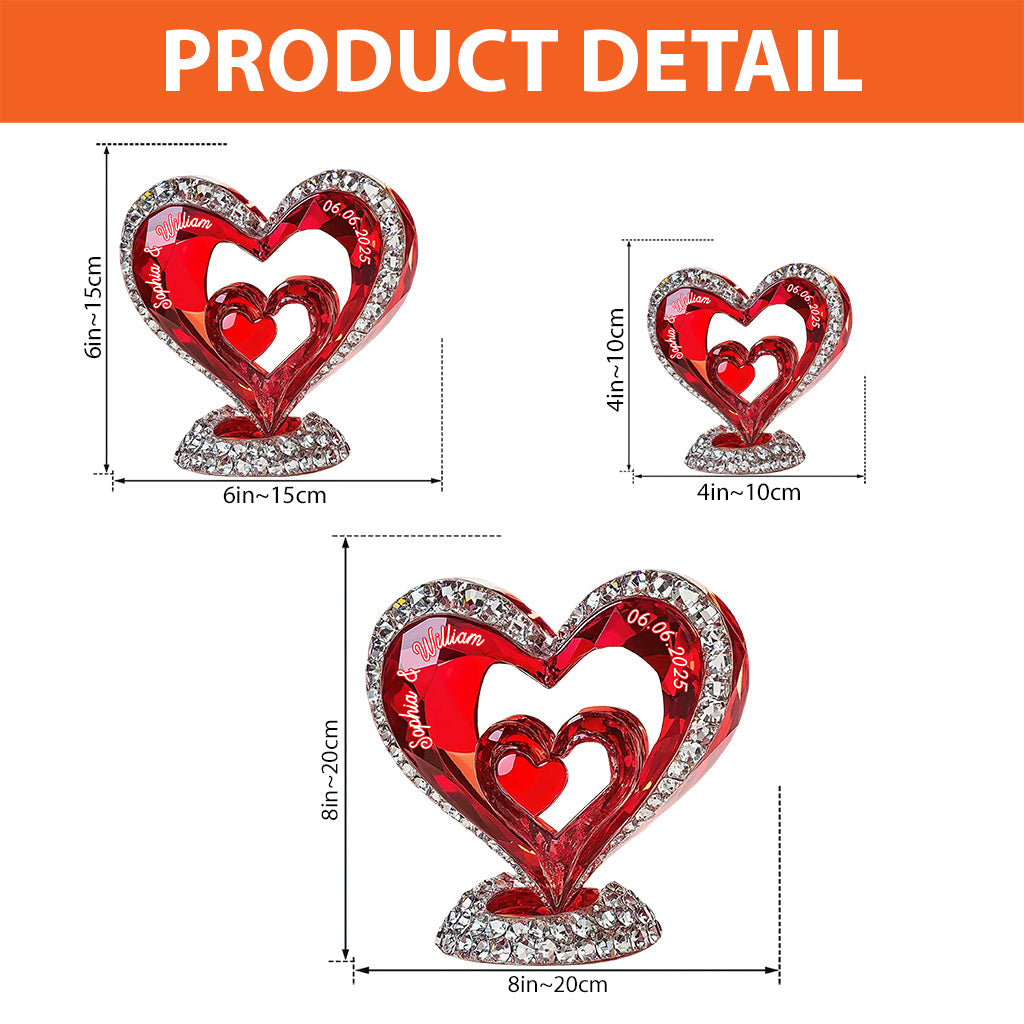 You And Me We Got This - Personalized Couple Custom Shaped Acrylic Plaque