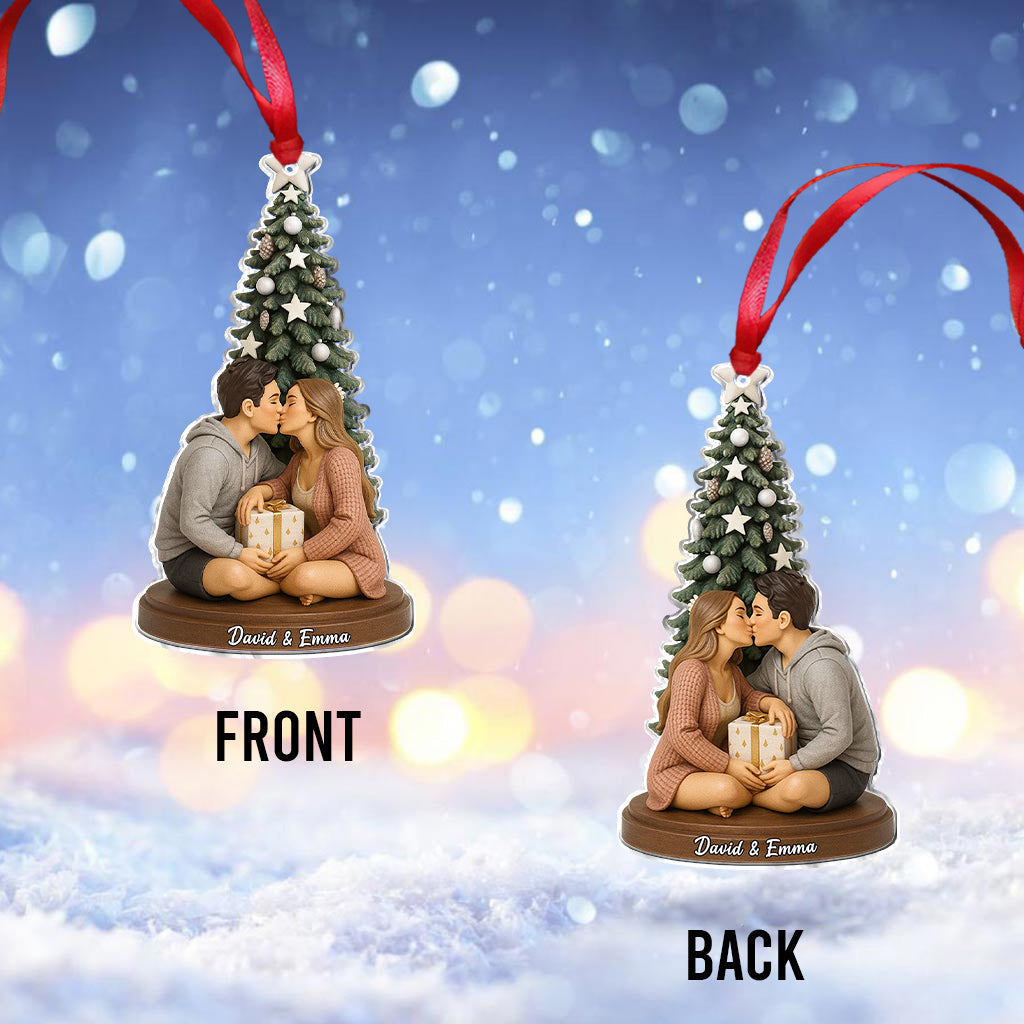 I Love You - Personalized Couple Ornament