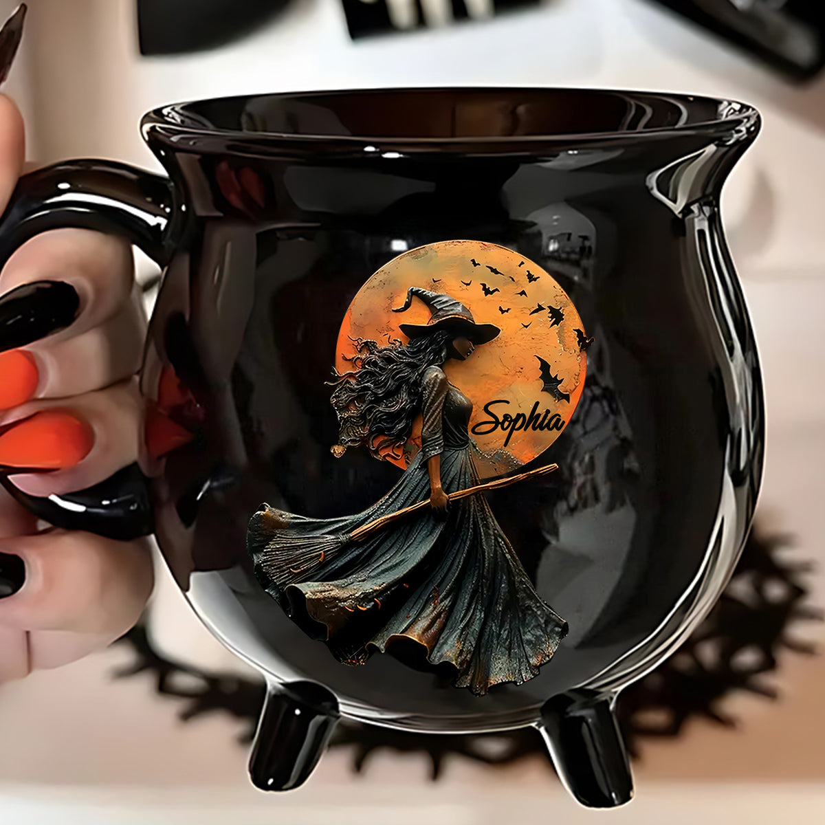 Mystic Witch - Personalized Witch Cauldron Mug