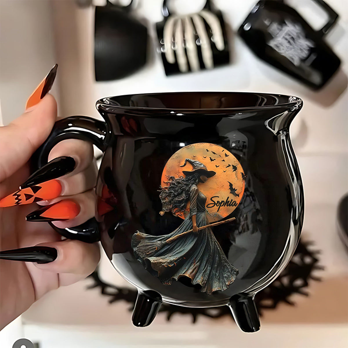 Mystic Witch - Personalized Witch Cauldron Mug