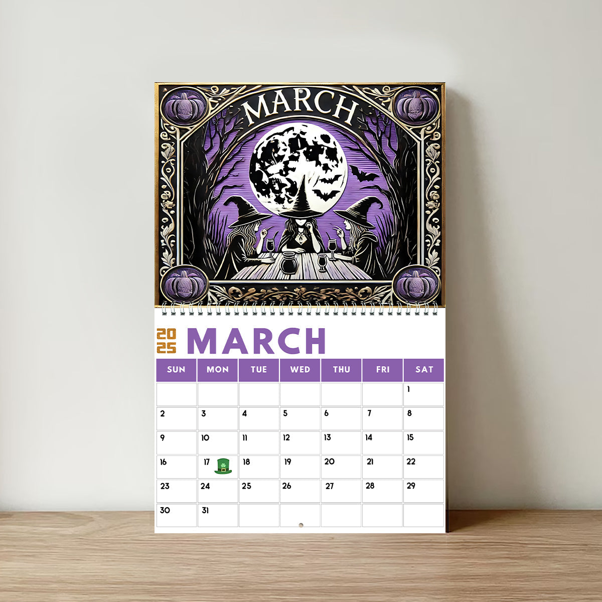 Witches Calendar - Personalized Witch Wall Calendar & Desk Calendar