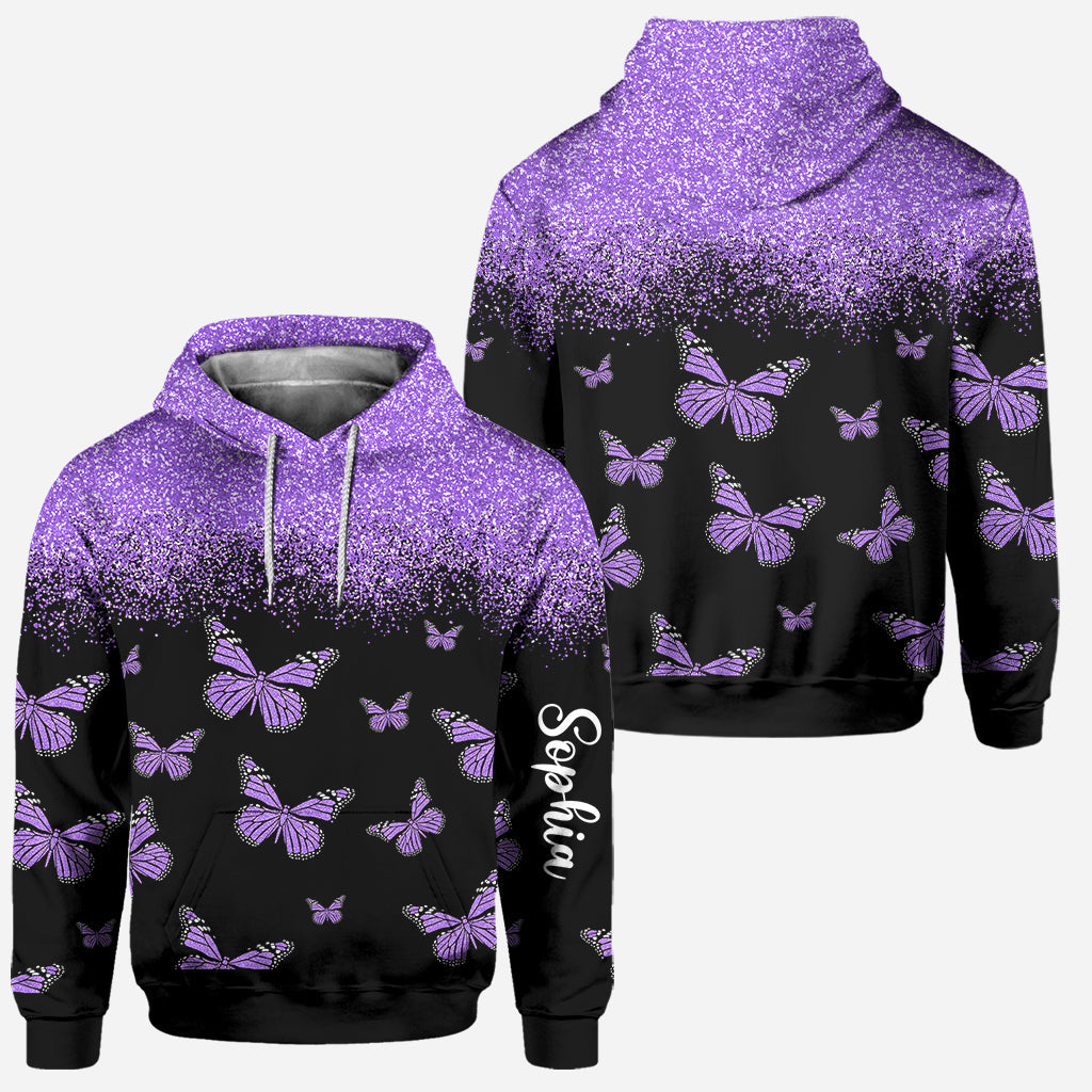 Schmetterlinge lieben – Personalisierter Schmetterlings-Hoodie und Leggings