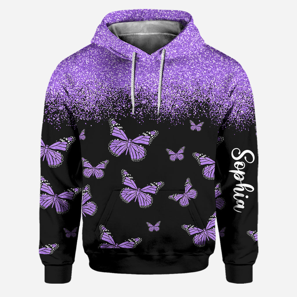 Schmetterlinge lieben – Personalisierter Schmetterlings-Hoodie und Leggings
