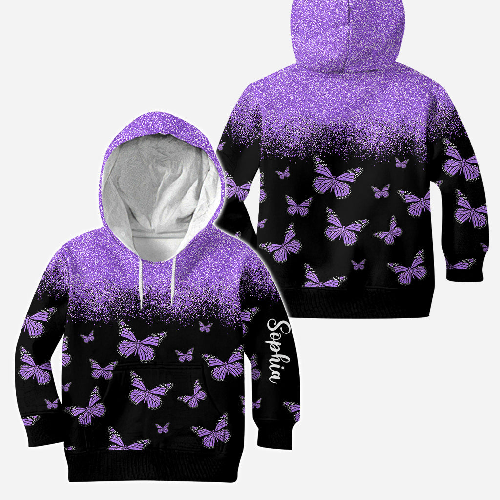 Schmetterlinge lieben – Personalisierter Schmetterlings-Hoodie und Leggings