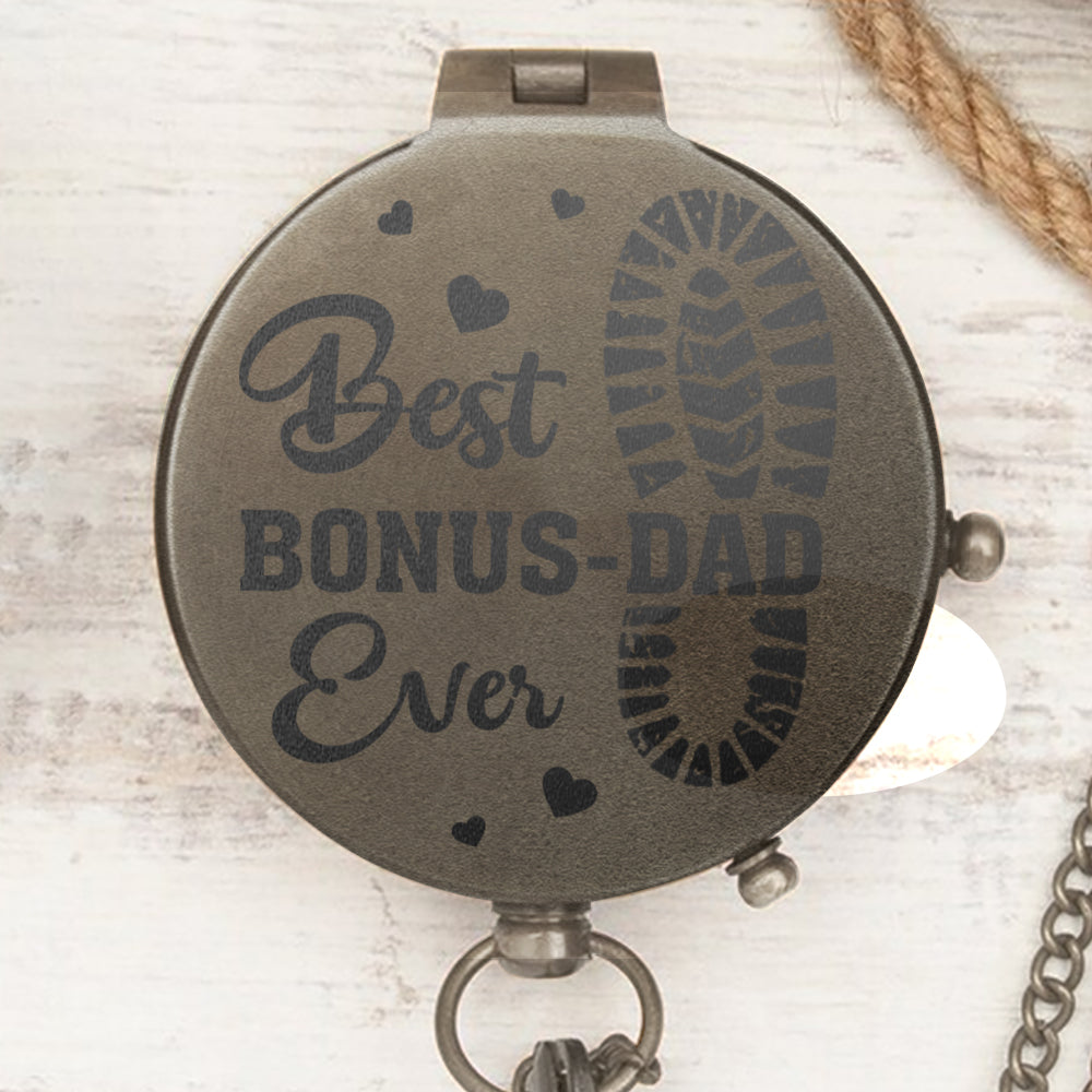 Le meilleur beau-père du monde - Boussole personnalisée pour beau-père