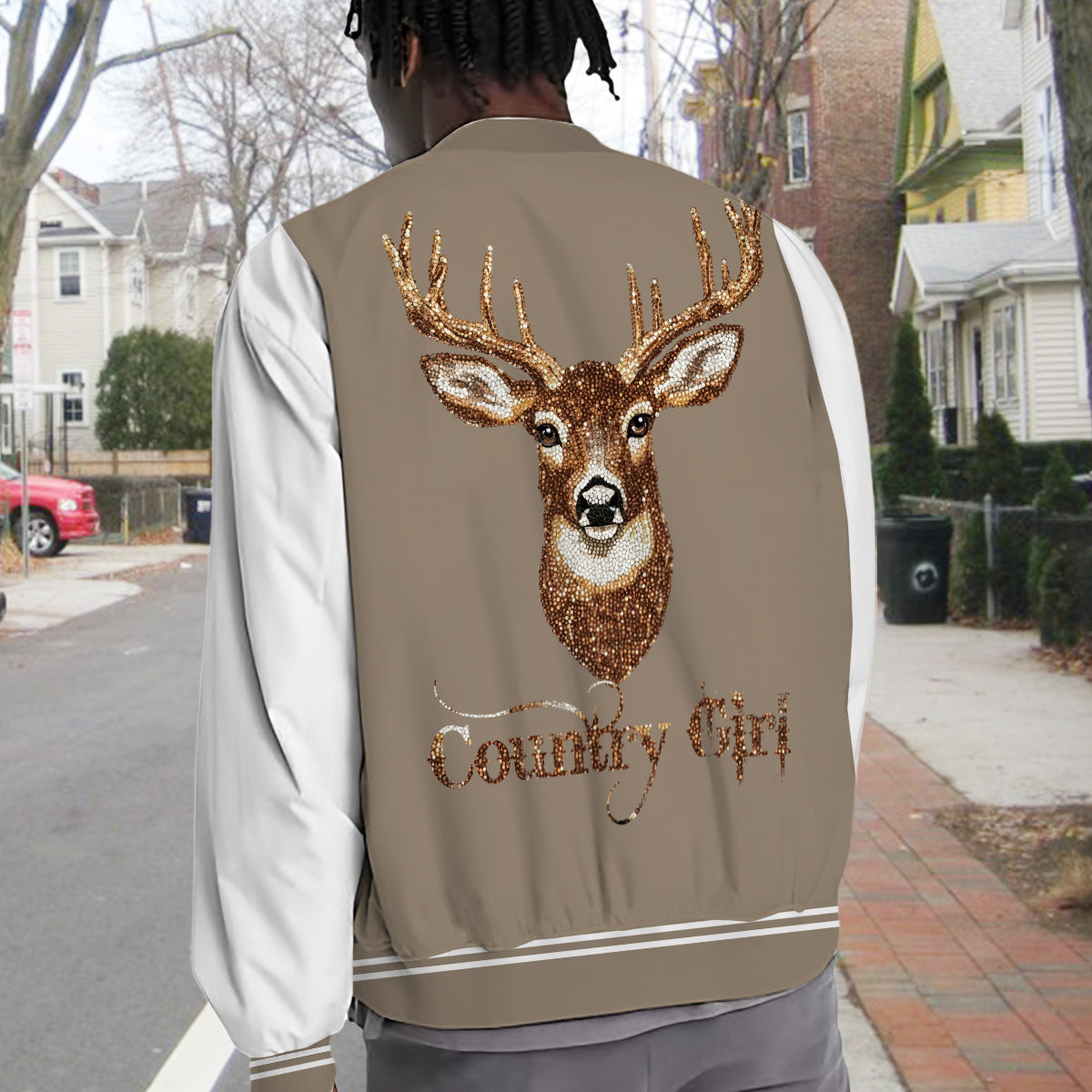 Veste universitaire de chasse personnalisée Country Girl