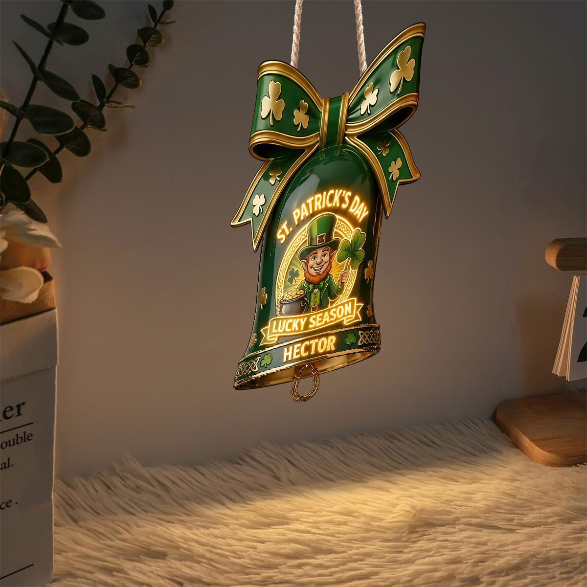 Glückssaison – Personalisiertes irisches LED-Licht-Acrylschild