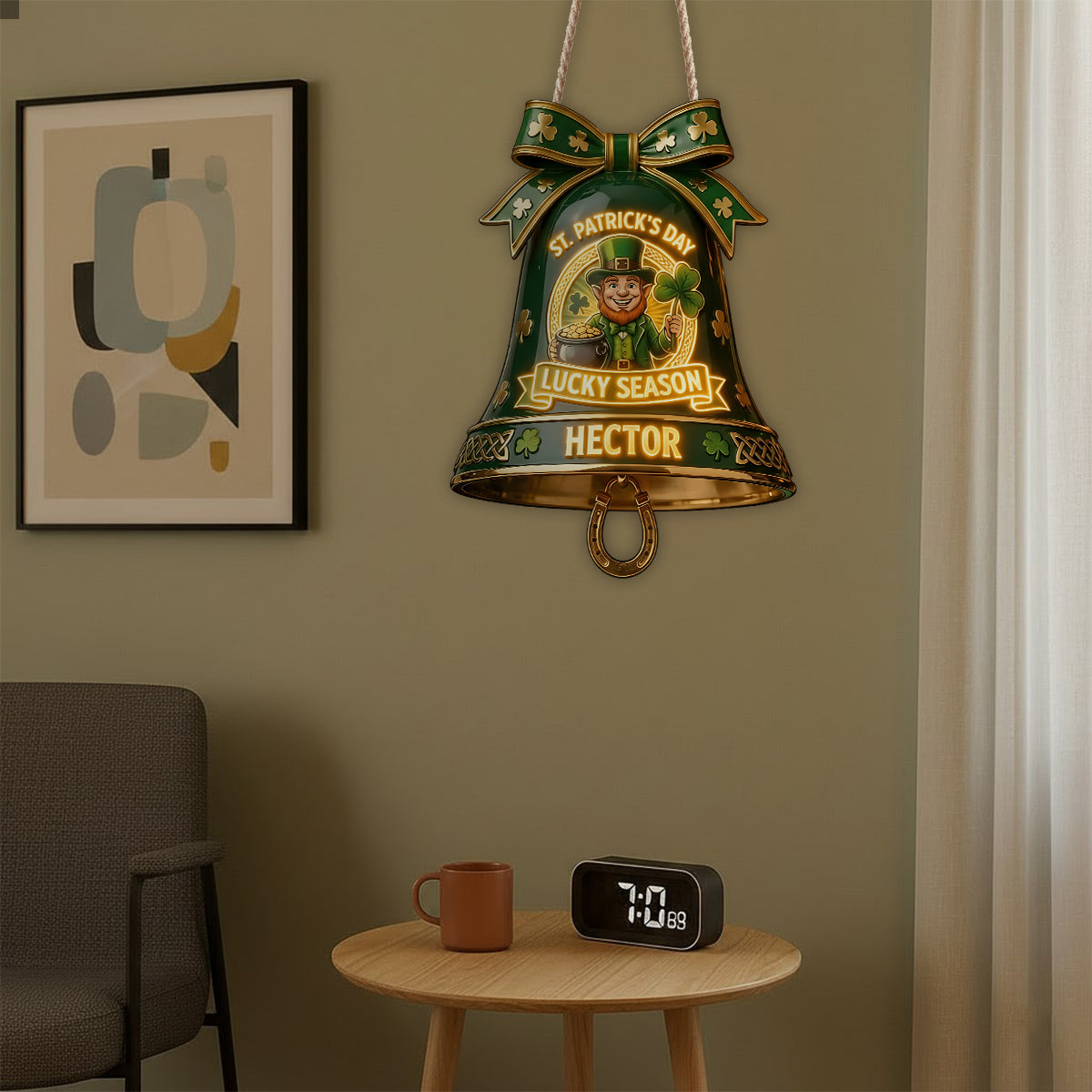 Glückssaison – Personalisiertes irisches LED-Licht-Acrylschild