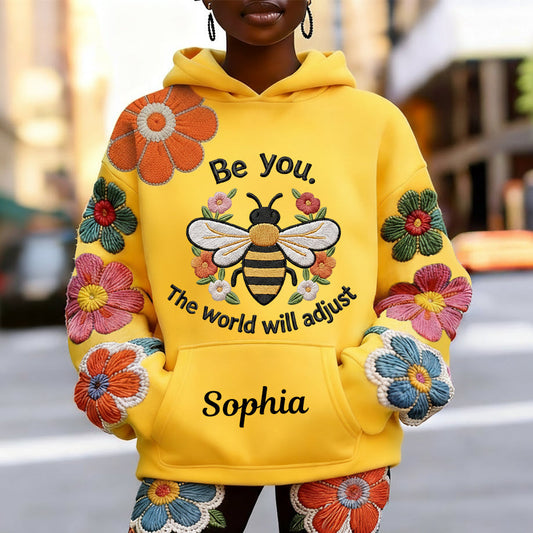 Sei du selbst – Personalisierter Hippie-Hoodie und Leggings