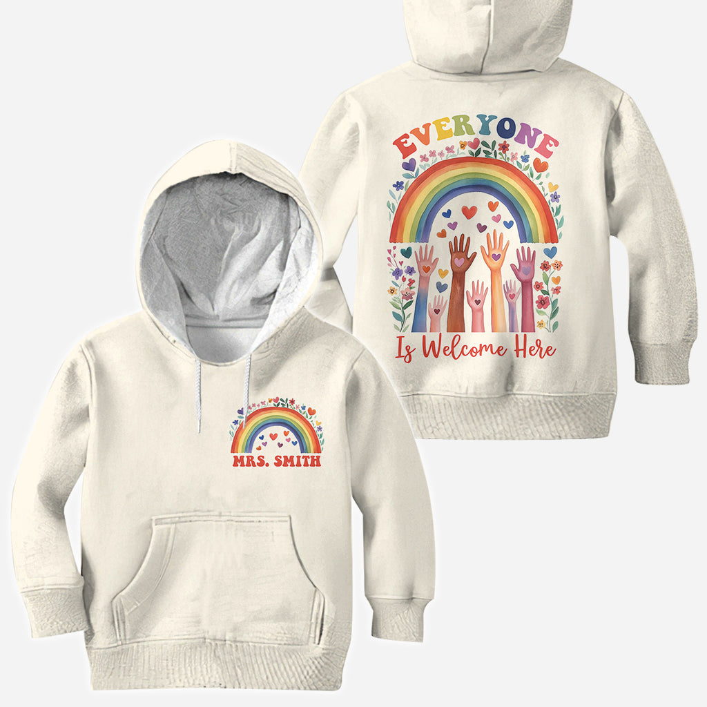 Bienvenue à tous ! - T-shirt personnalisé pour enseignants