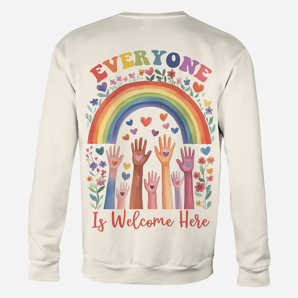 Bienvenue à tous ! - T-shirt personnalisé pour enseignants