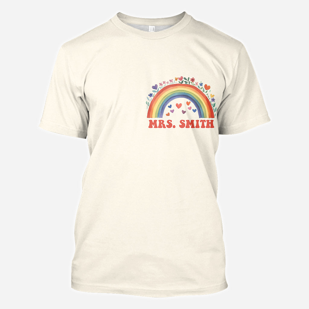 Bienvenue à tous ! - T-shirt personnalisé pour enseignants