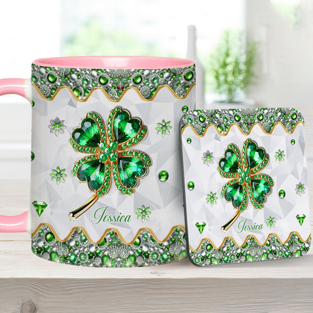 Glückskleeblatt – Personalisierte Tasse zum St. Patrick's Day