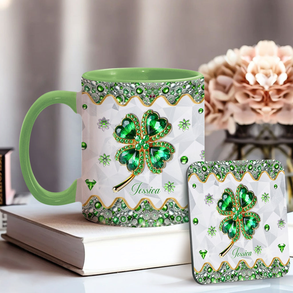 Glückskleeblatt – Personalisierte Tasse zum St. Patrick's Day