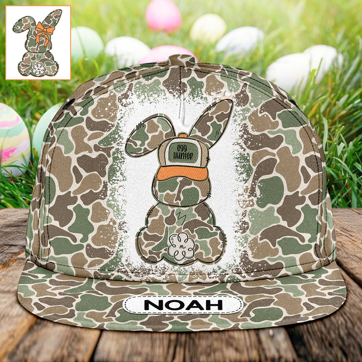Egg Hunter - Personalisierte Kinder-Snapback-Kappe