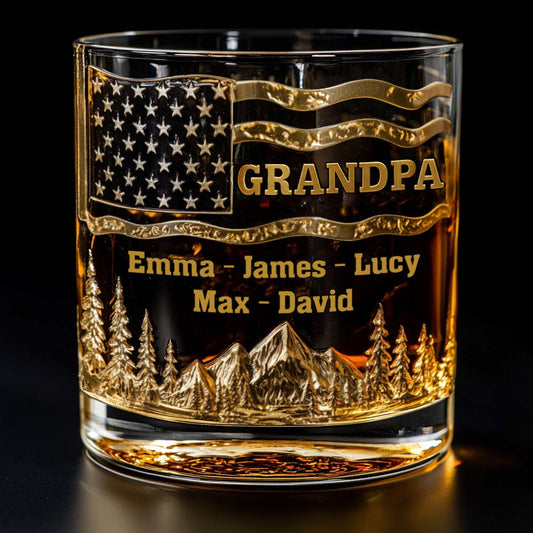 Coole Opas trinken Whiskey – personalisiertes Opa-Whiskeyglas