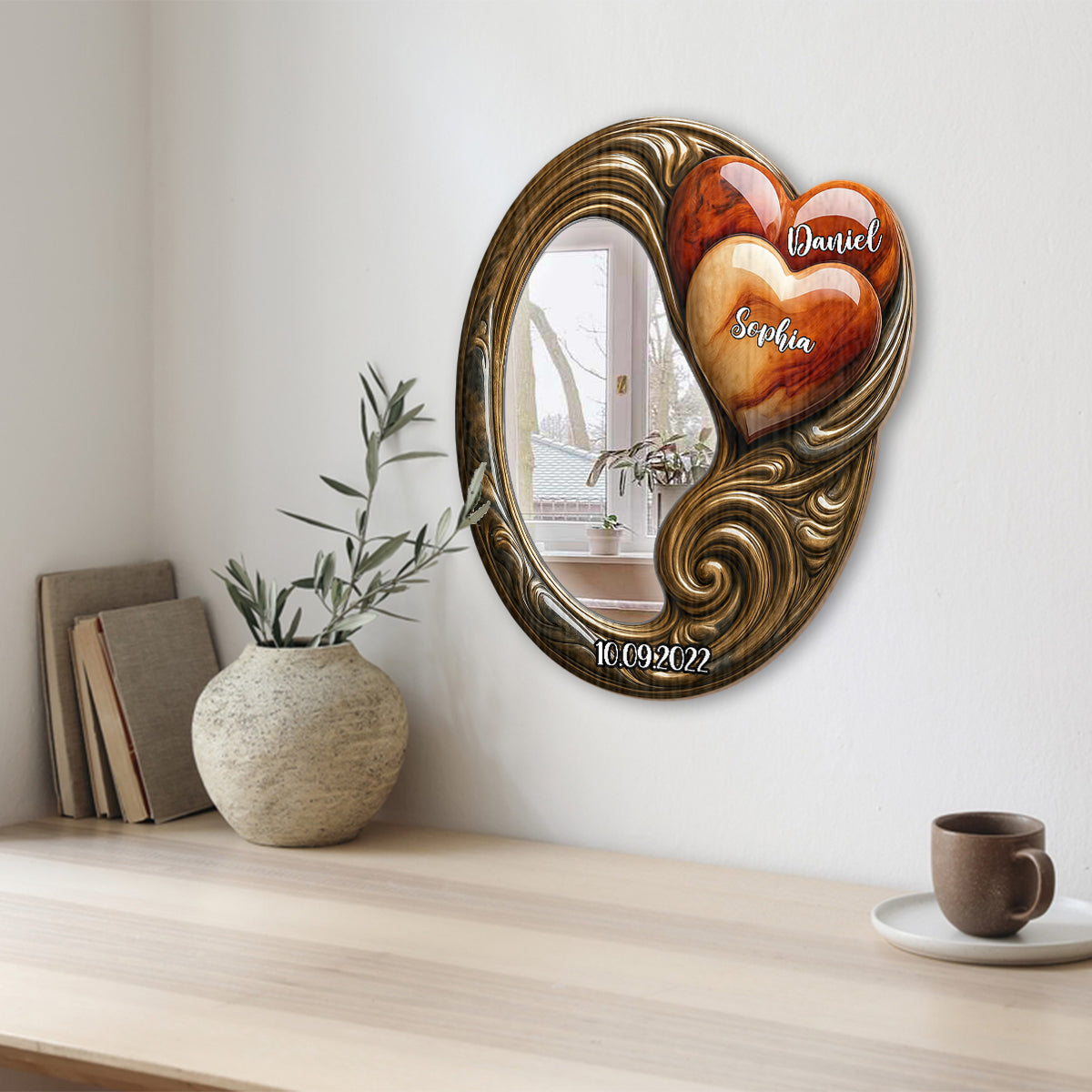 You And Me We Got This - Personalized Couple Wall Hanging Mirror