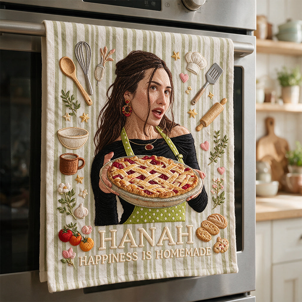 Ma Cuisine, Ma Règle - Serviette de Cuisine Personnalisée