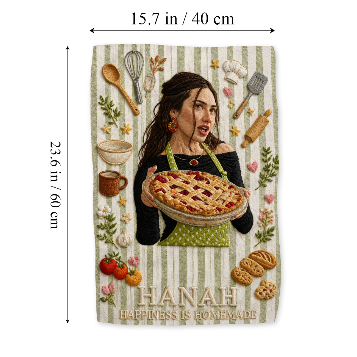 Ma Cuisine, Ma Règle - Serviette de Cuisine Personnalisée