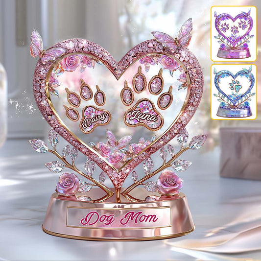 Fur Mama - Personalized Dog Custom Shaped Acrylic Plaque