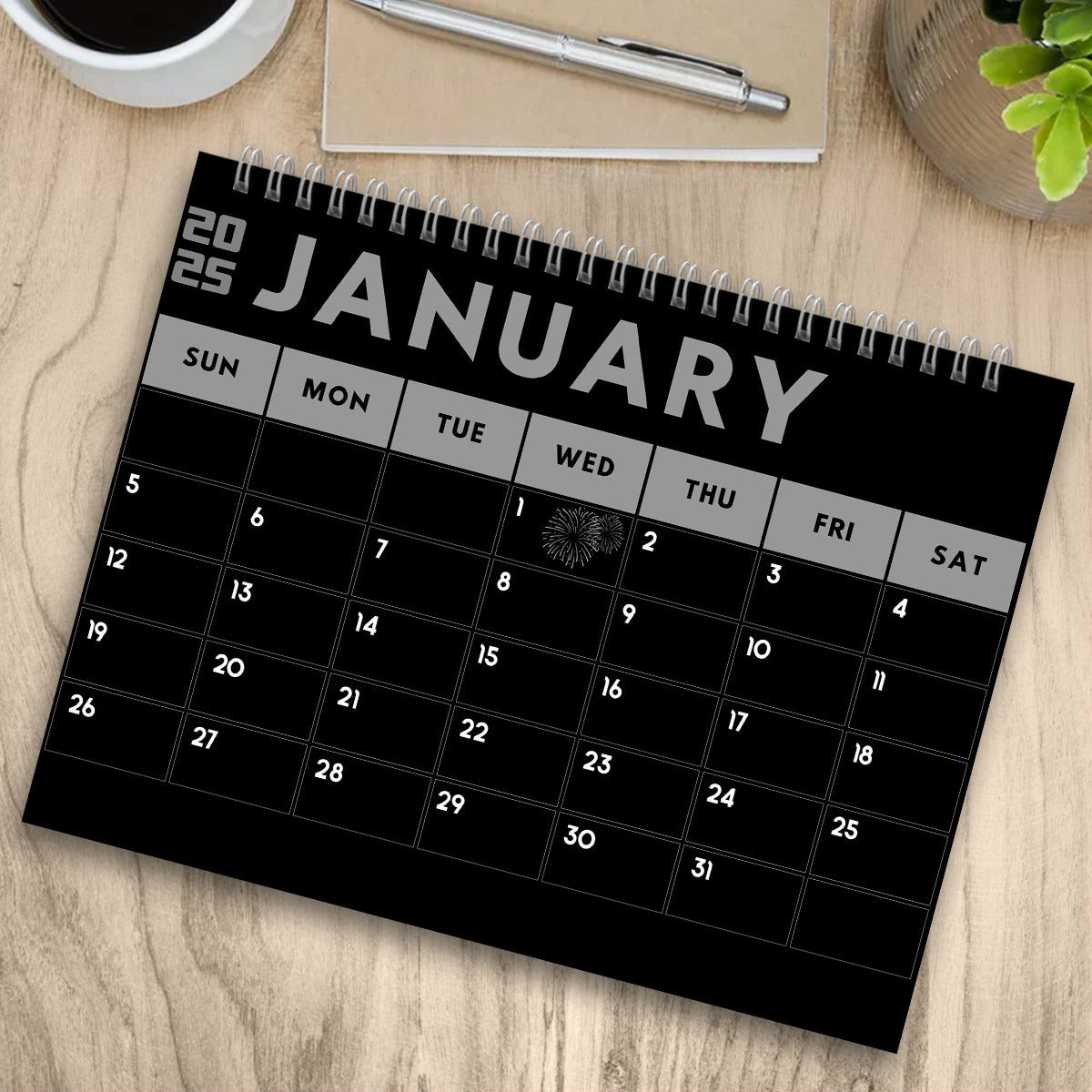 Witches Calendar 2025 - Personalized Witch Wall Calendar & Desk Calendar