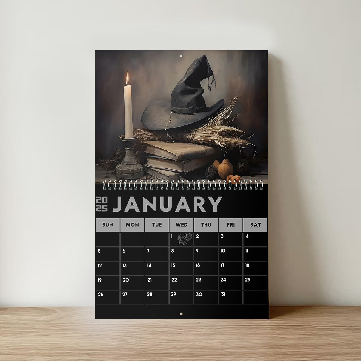 Witches Calendar 2025 - Personalized Witch Wall Calendar & Desk Calendar