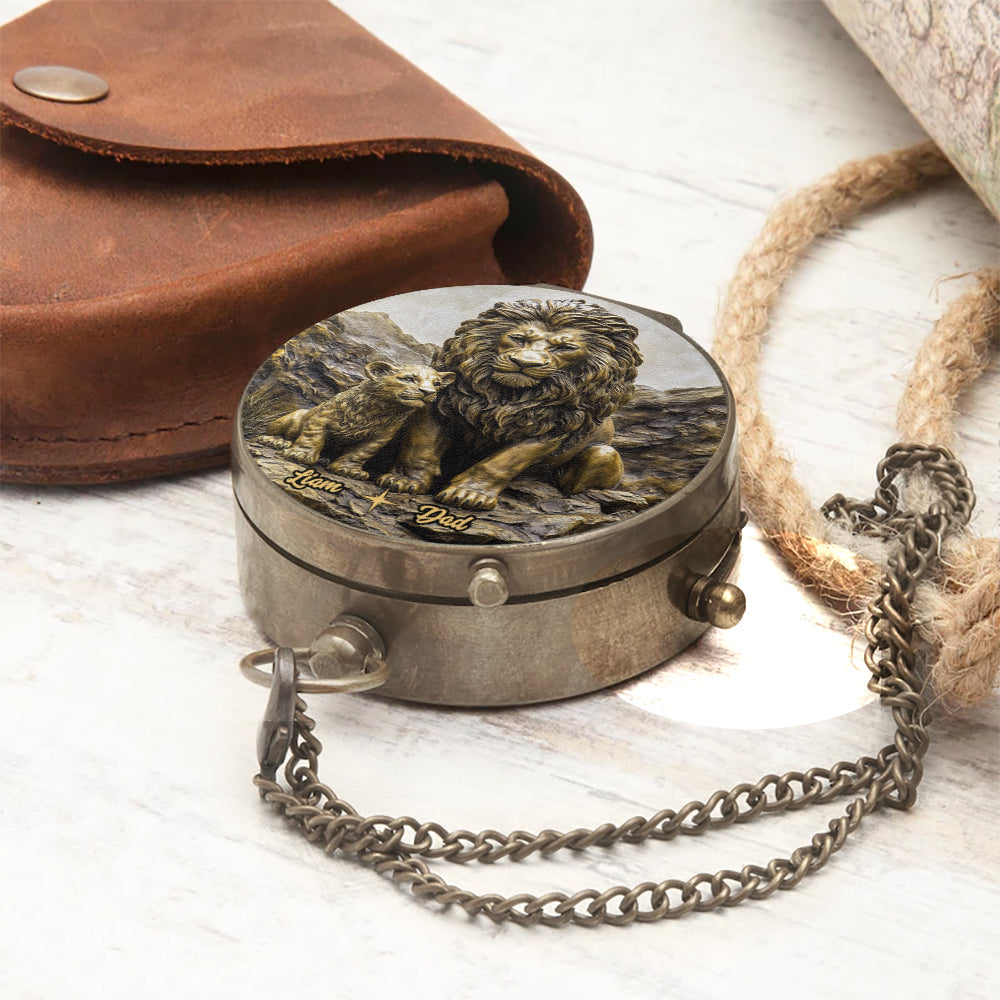 To My Son - Personalized Father & Son Compass