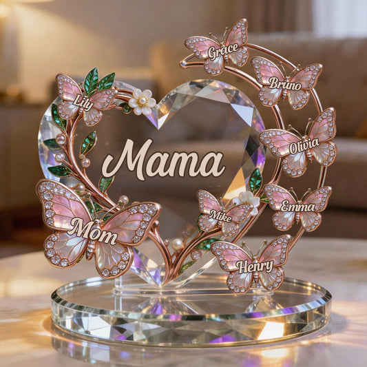 Beste Mama Nana Mutter Ever - Personalisierte Mutter Acrylplakette