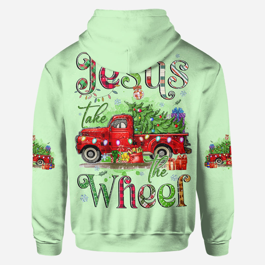 T-shirt de Noël personnalisé « Jésus prend le volant »