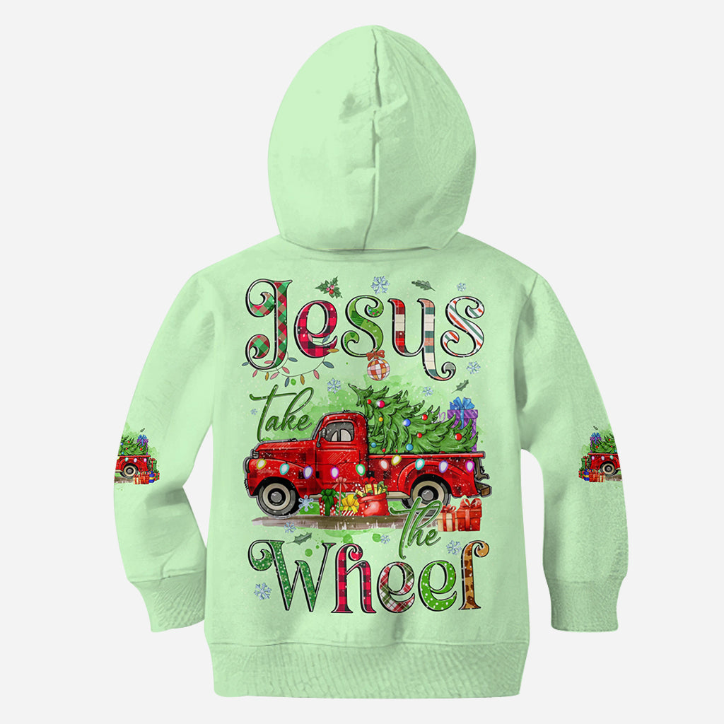 T-shirt de Noël personnalisé « Jésus prend le volant »