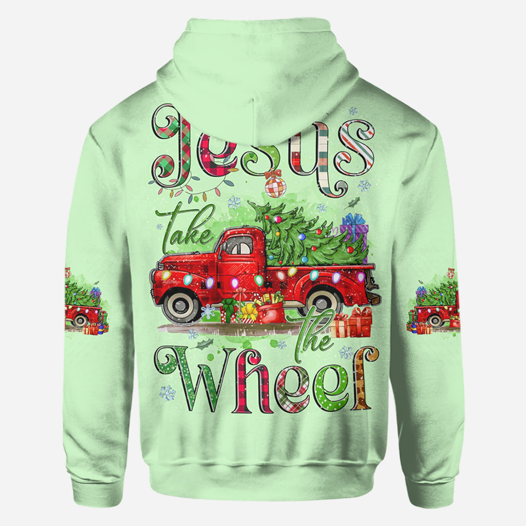 T-shirt de Noël personnalisé « Jésus prend le volant »