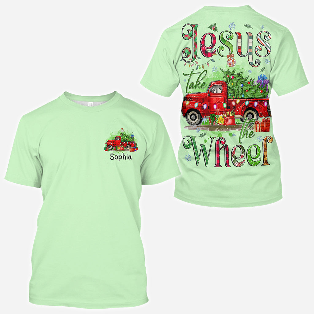T-shirt de Noël personnalisé « Jésus prend le volant »