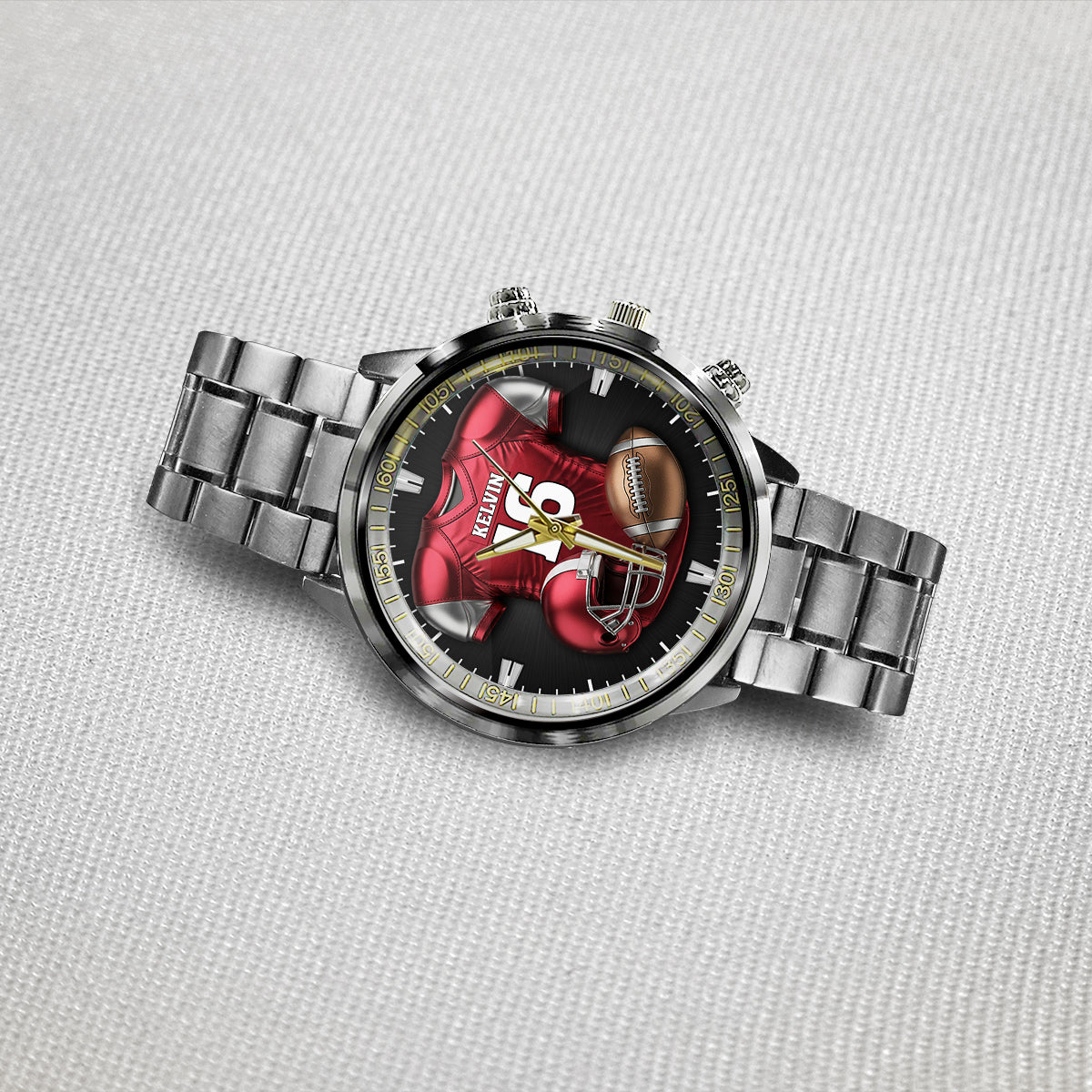 Passionné de football ? Montre-bracelet personnalisée sur le thème du football