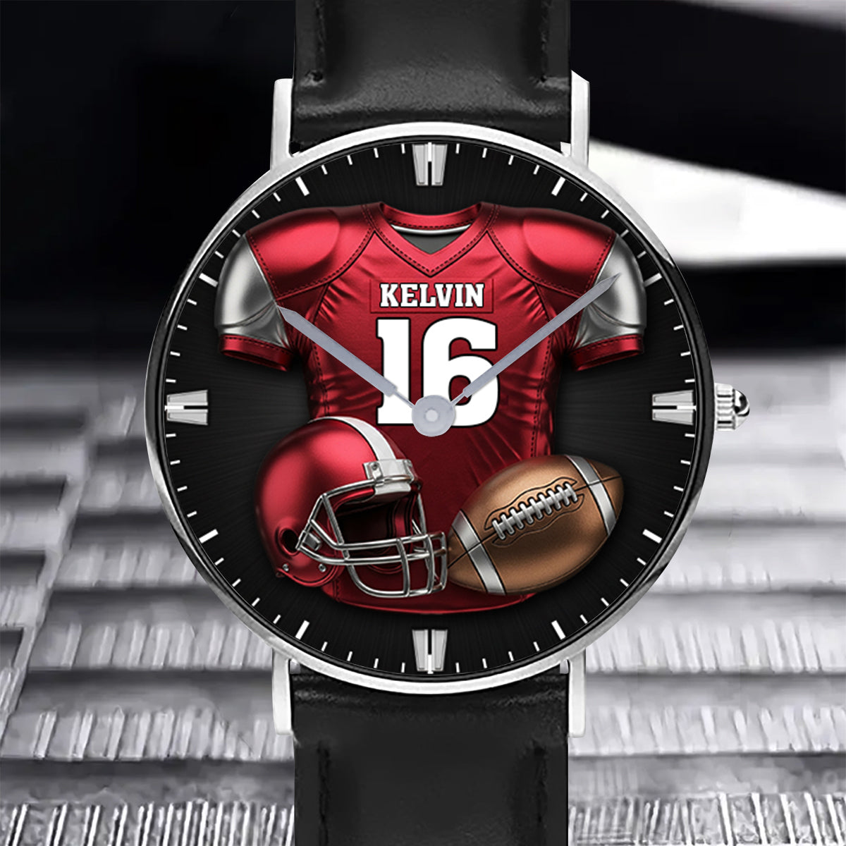 Passionné de football ? Montre-bracelet personnalisée sur le thème du football