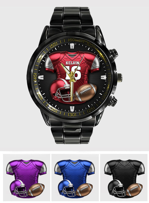 Passionné de football ? Montre-bracelet personnalisée sur le thème du football